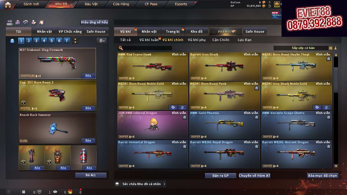 shop acc cf uy tin gia re